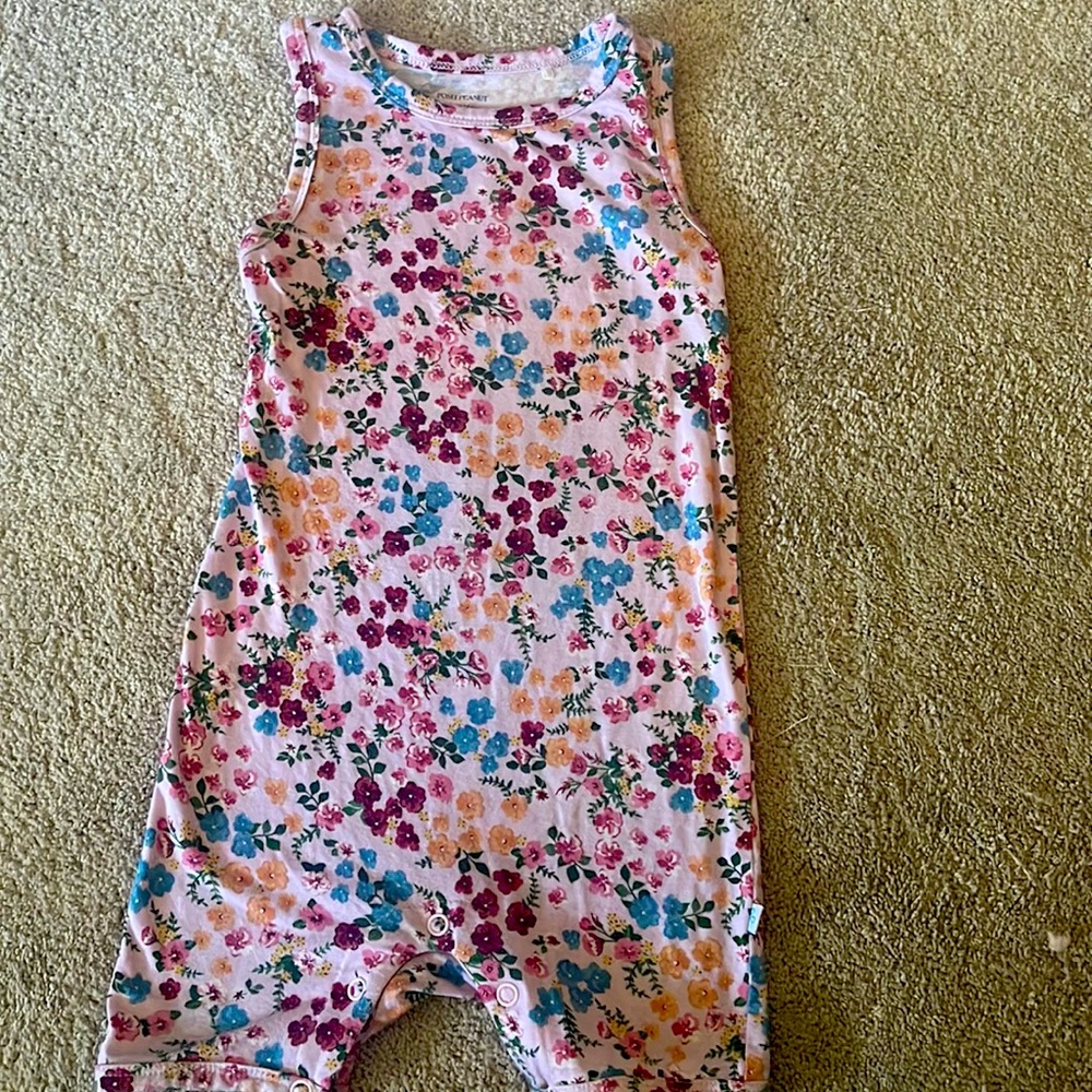 Posh Peanut Floral Romber 18-24 months